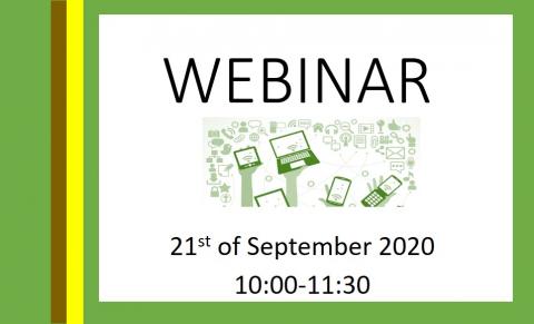 Webinar 21st of September